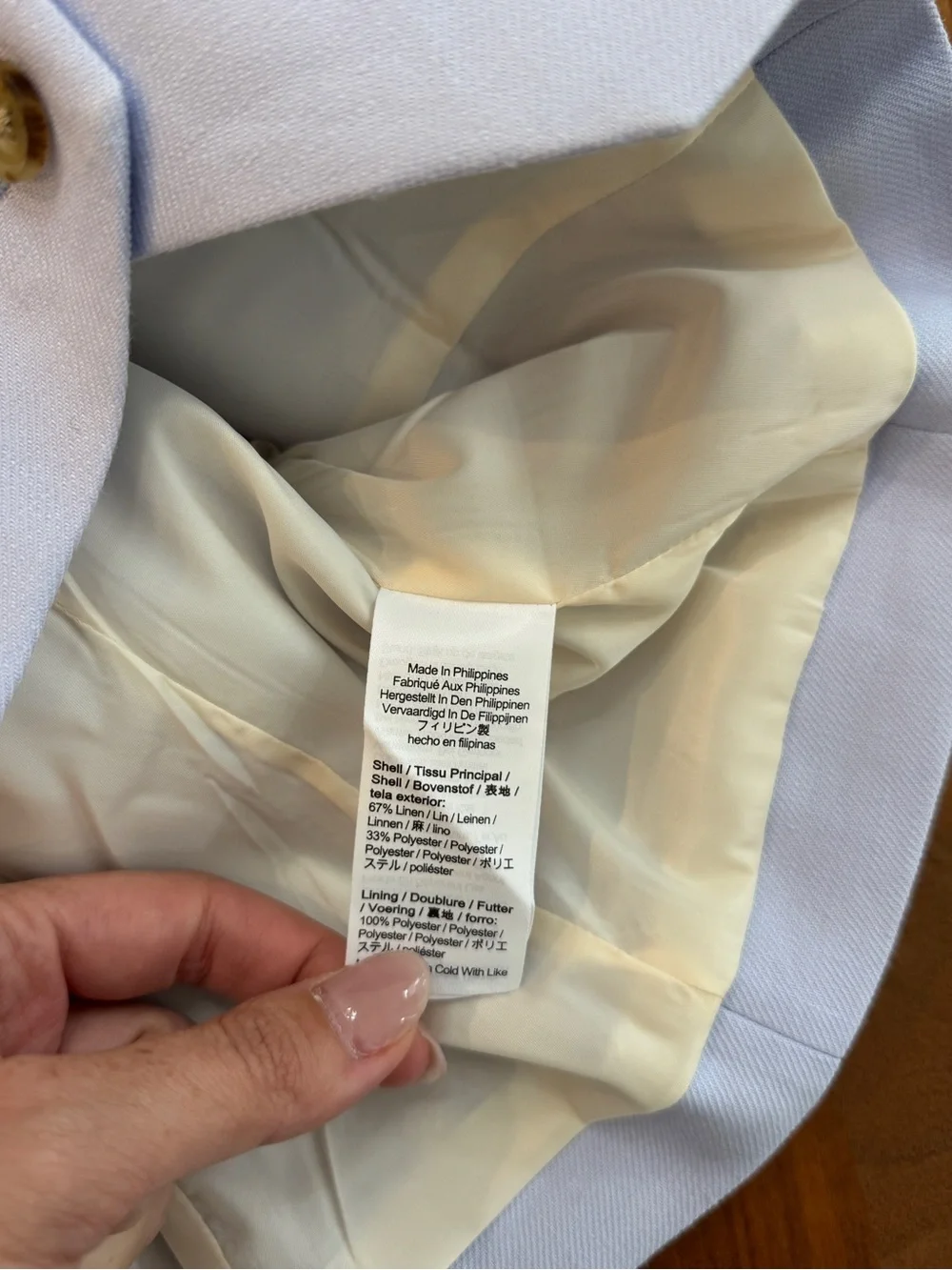 J. Crew Pale Blue Dress Vest
